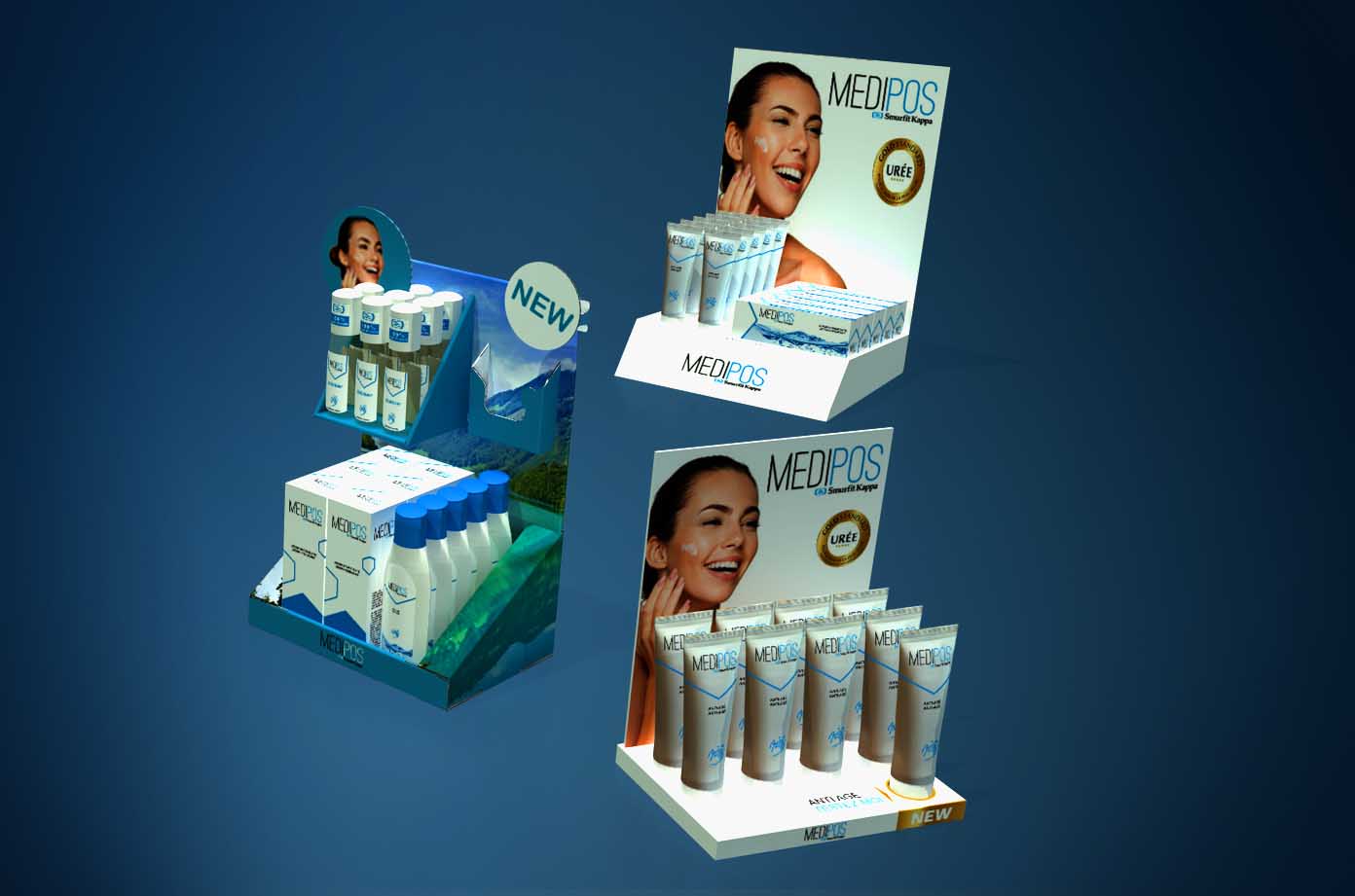 Medipos Toonbankdisplays