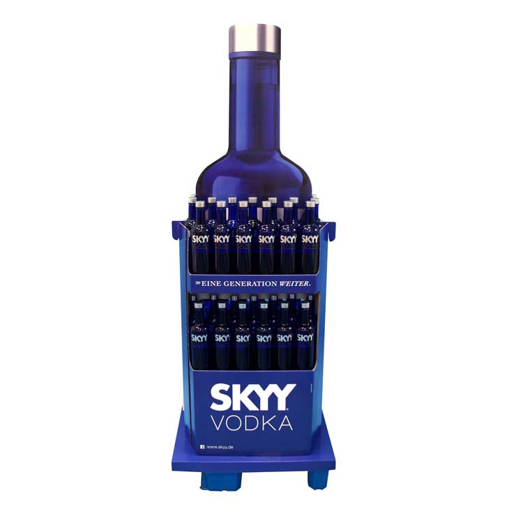 Promotionele display sterke drank