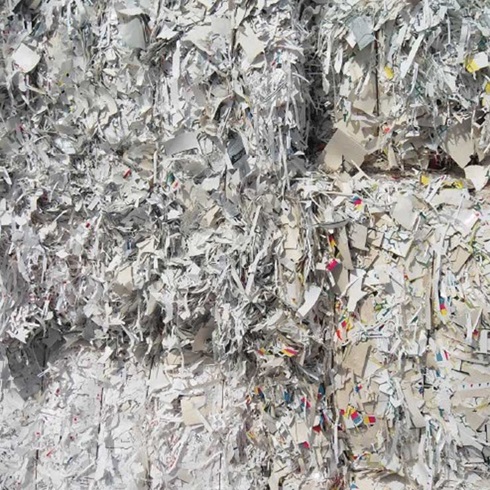 Oud papier, recycling van papier, recycling van karton