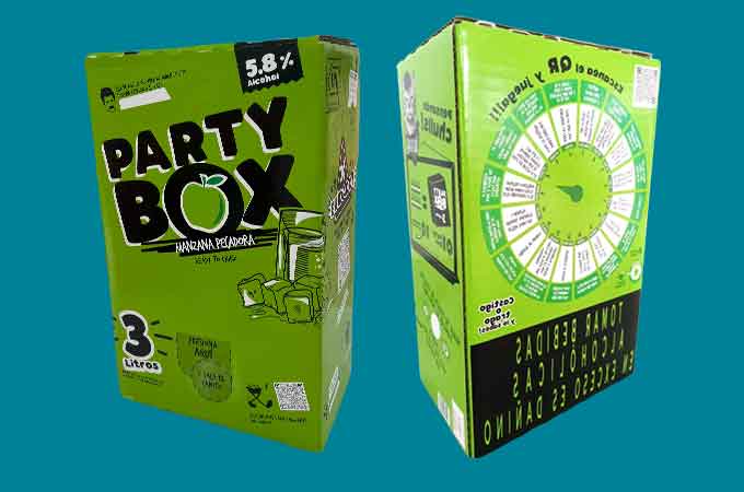 Party Box - opakowanie Bag-In-Box z bliska