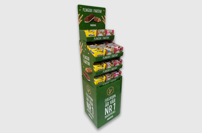 Ekspozytor Nestle - rezultat