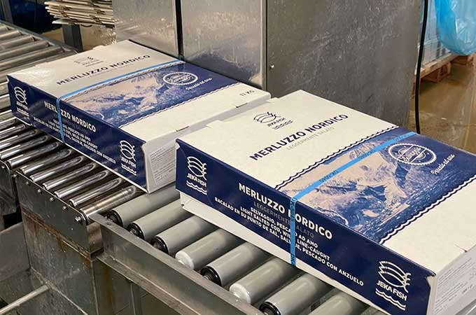 Opakowanie z tektury dla Jeka-Fish