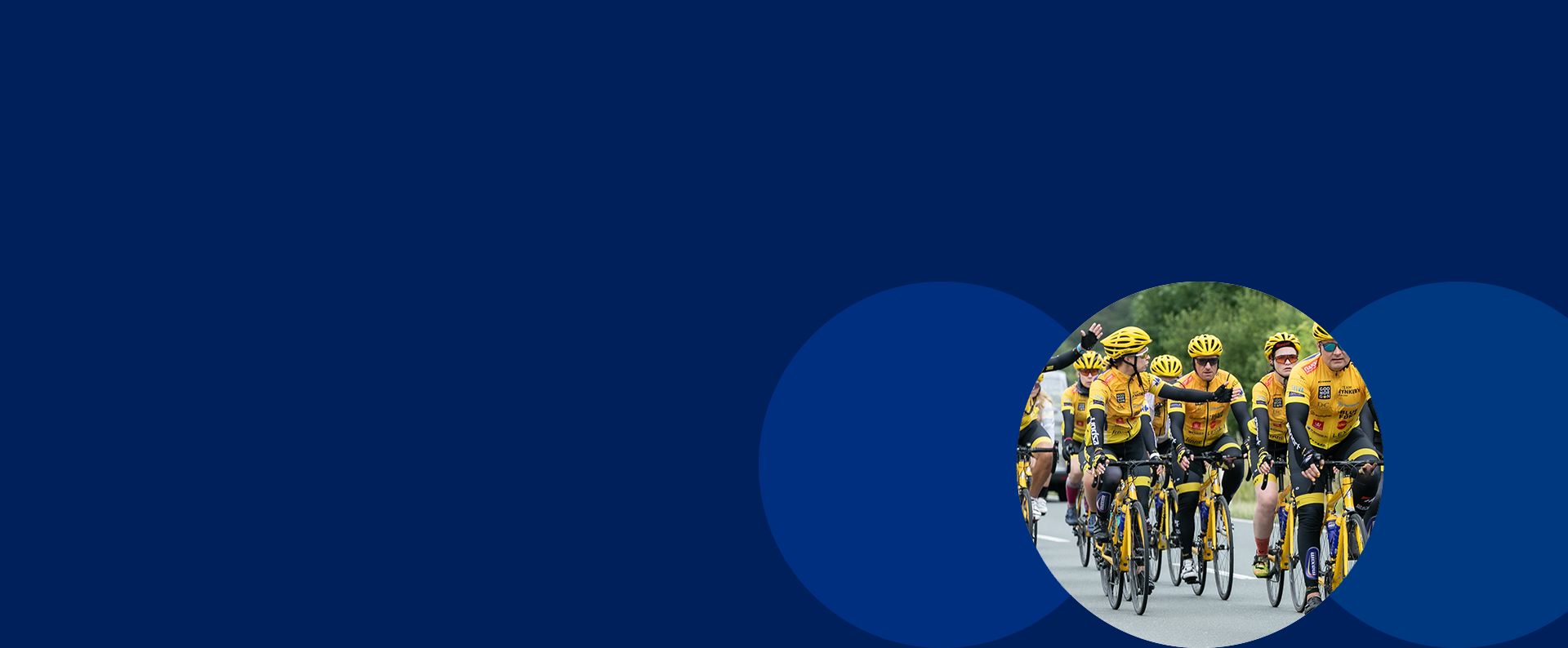 Sponsoring drużyny rowerowej - banner