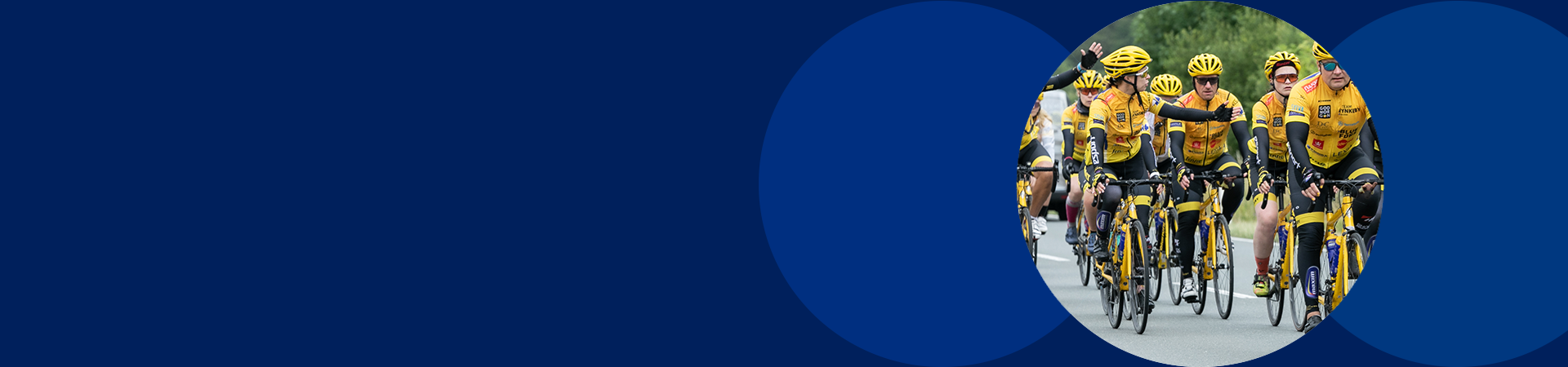 Sponsoring drużyny rowerowej - banner