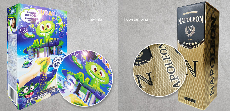 Laminowanie opakowań i Hot-stamping