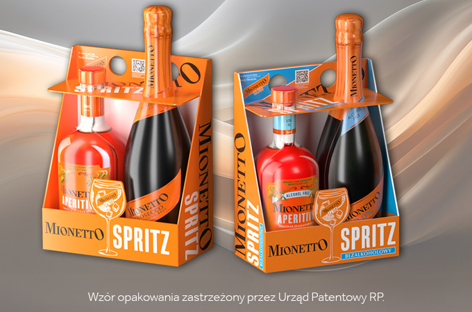 opakowanie promocyjne Mionetto Spritz