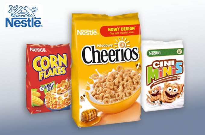 płatki śniadaniowe Nestle