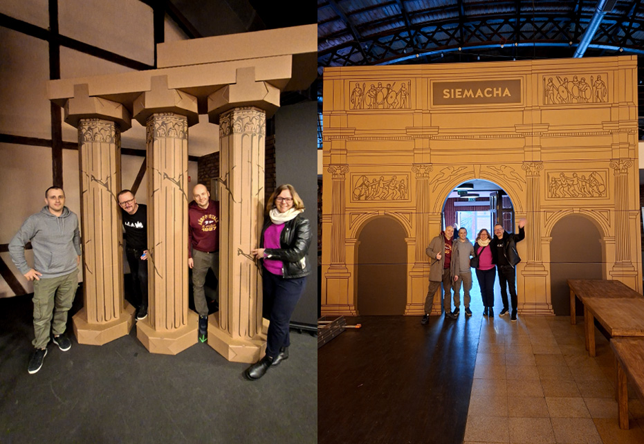 zespół Smurfit Westrock podczas instalacji