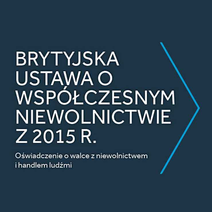 Brytyjska ustawa o współczesnym niewolnictwie z 2015 r.