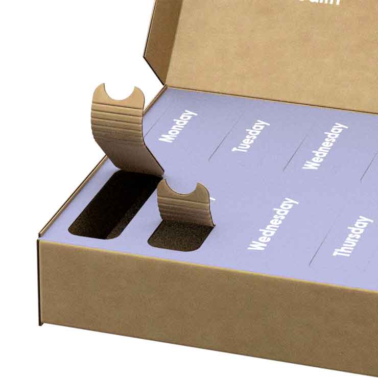 Opakowanie wysyłkowe e-commerce na witaminy