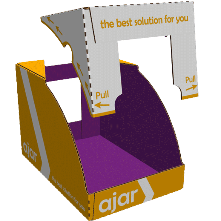 Opakowanie na półkę SRP składane maszynowo