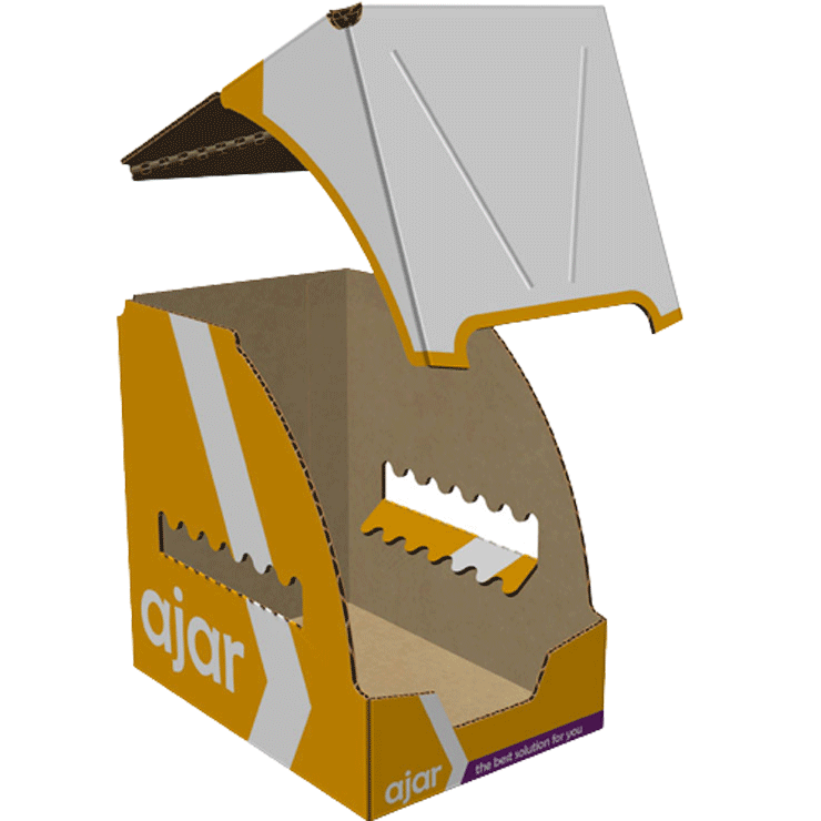 Opakowanie SRP z chowanym topem - otwarte