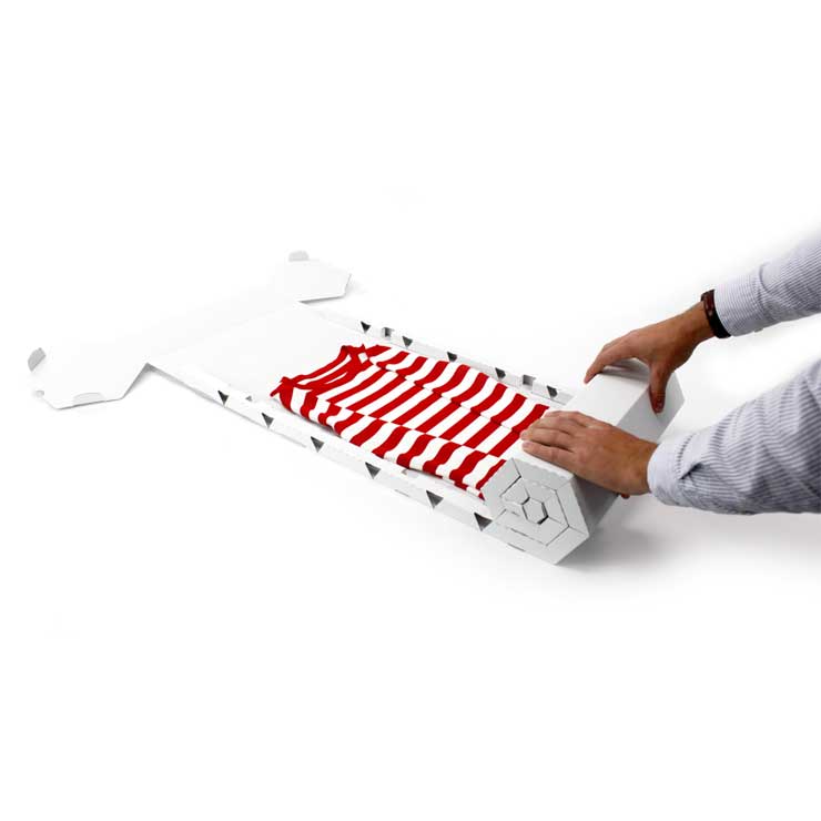 Opakowanie Rollor do sprzedaży wysyłkowej ubrań, karton e-commerce na ubrania