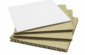 Tektura falista w arkuszach