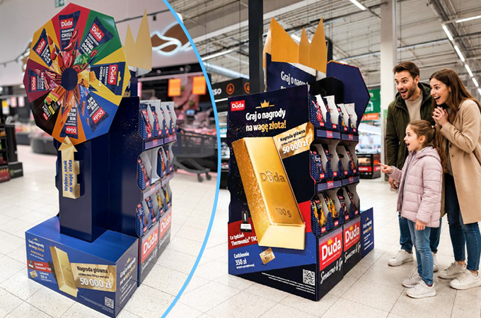 Poznaj ekspozytor POS, który skutecznie łączy funkcje sprzedażowe, element zabawy i komunikację promocyjną w jednym nośniku.