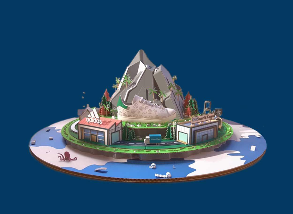 Caixas sapatos, embalagem sustentável