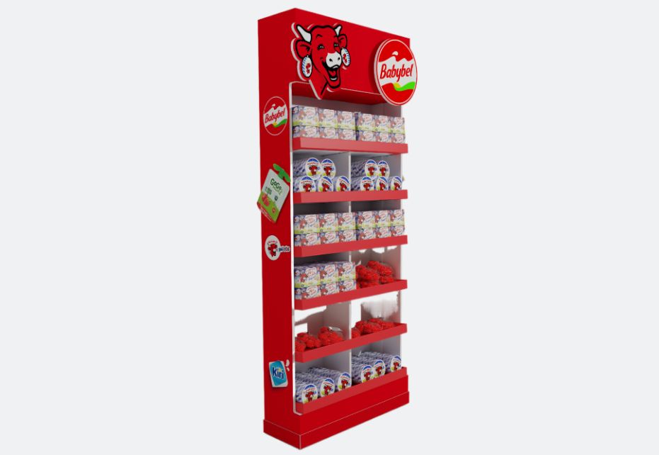 A Bel Espanha reforça o seu compromisso com o ambiente, graças a um display inovador, fabricado à base de papel, da Smurfit Kappa