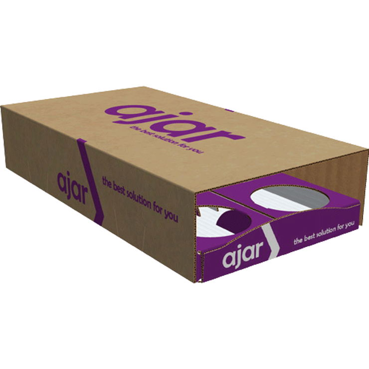 Machine Erect Pot Tray, Shelf Ready Packaging