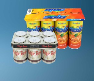 Dryckesförpackningar, multipack, sampaketering, förpackning av burkar