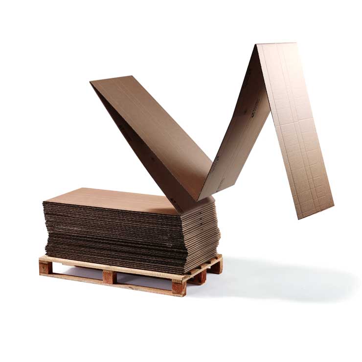 Fanfold, wellpapp på löpande bana