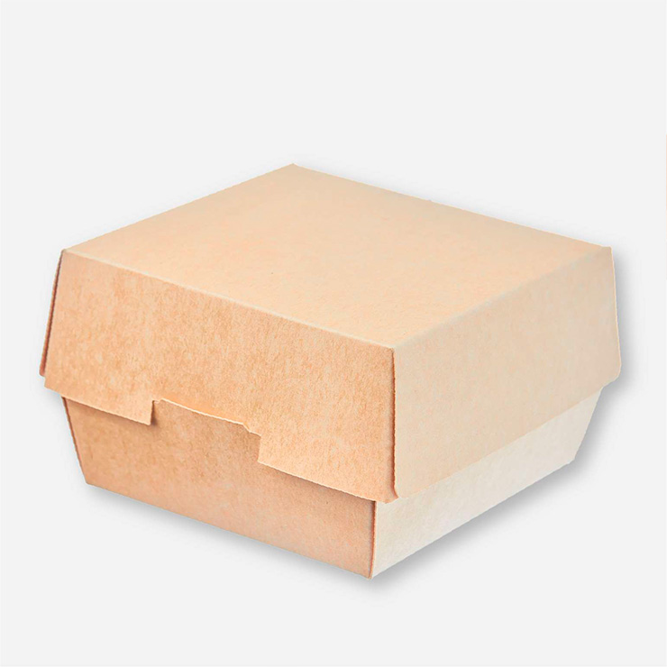 Contenedor a base de papel con tapa para alimentos