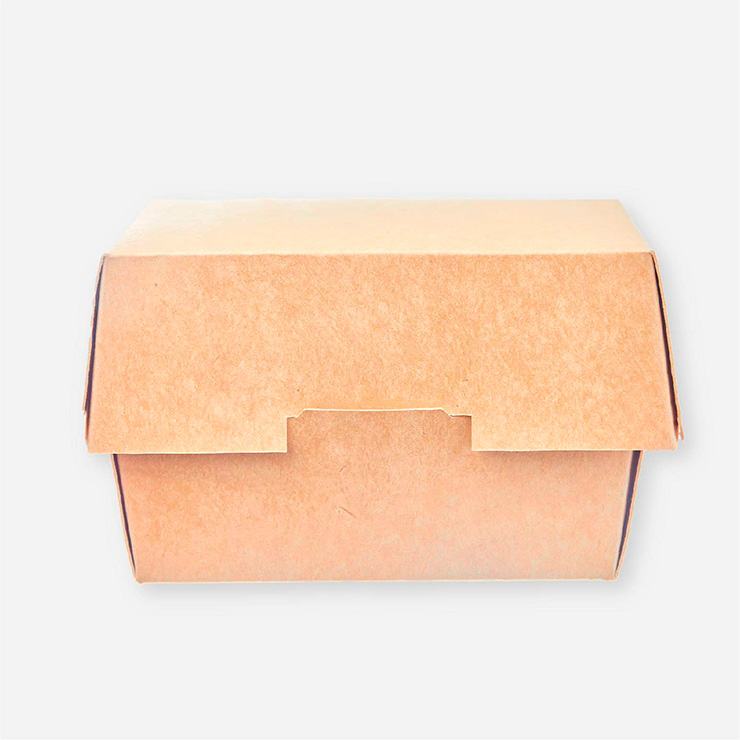 Recipiente a base de papel con tapa para alimentos