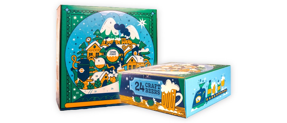 Advent calendar packaging design