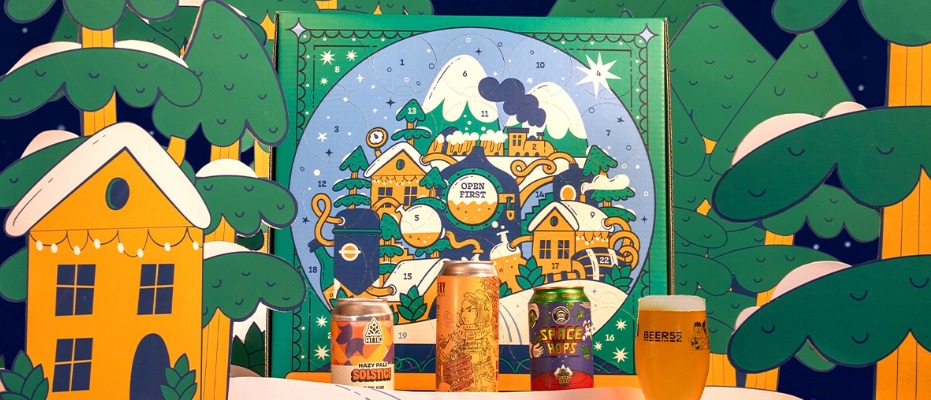 Advent calendar packaging for beer