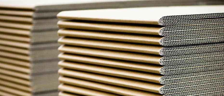 Corrugated cardboard