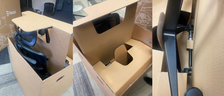 Sustainable internal fittings for chair