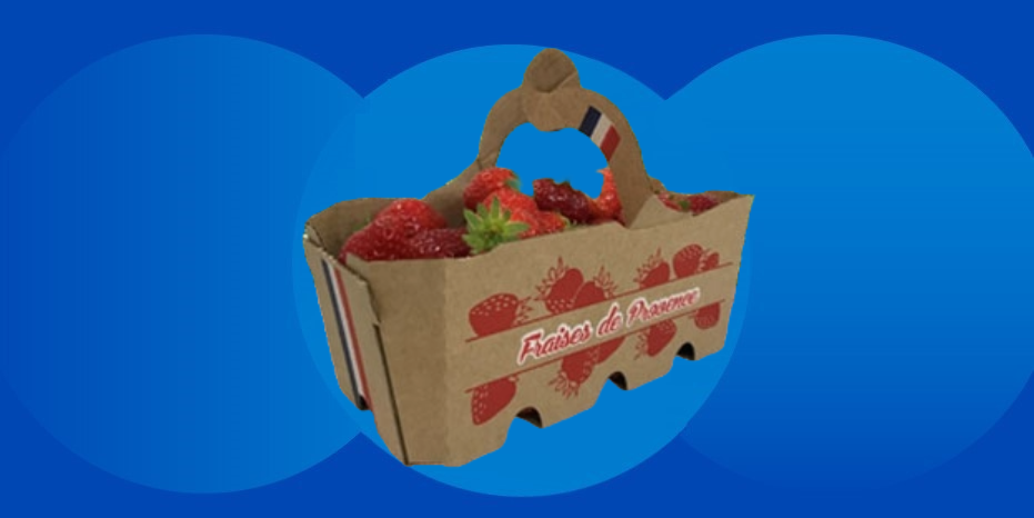 Cardboard strawberry punnets