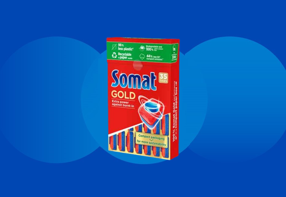 Detergent packaging box