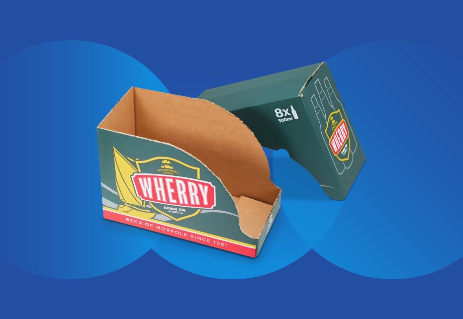 Shelf ready packaging for beer boxes