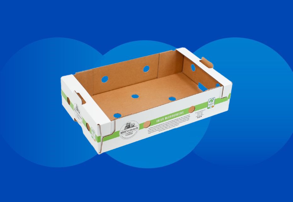 Weather resistant produce tray