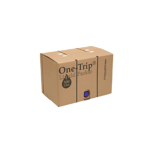 Bulk cardboard liquid container