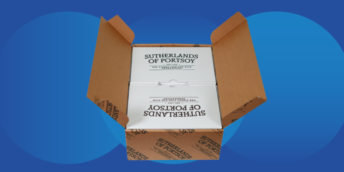 Fish packaging box