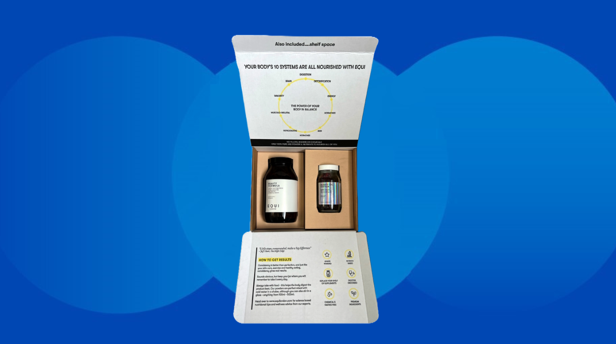 Health supplements packaging