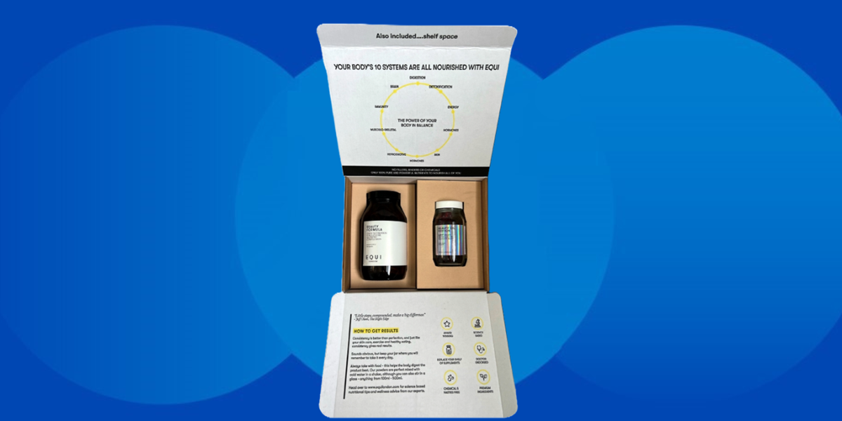 Health supplements packaging