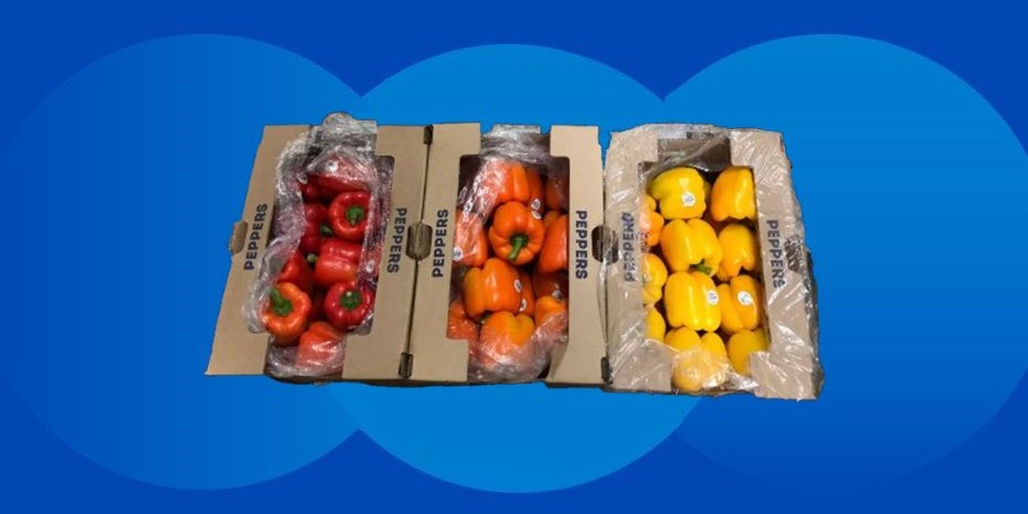 Pepper cardboard tray