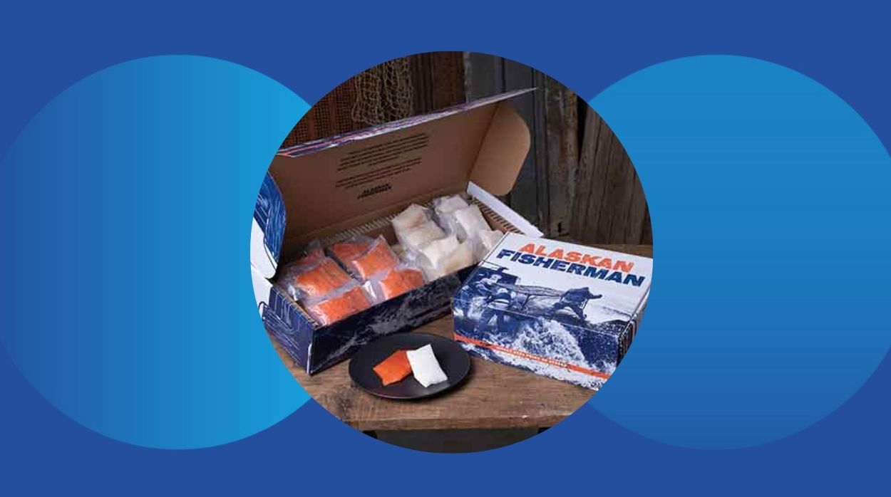 Sustainable frozen fish packaging