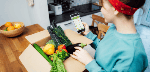 Online grocery packaging