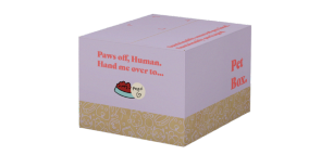 Packaging box for pet food
