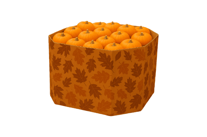 Bespoke cardboard octabin