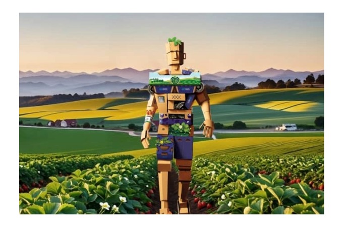 Box man with produce