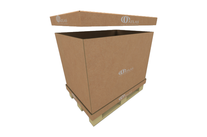 Cardboard pallet box
