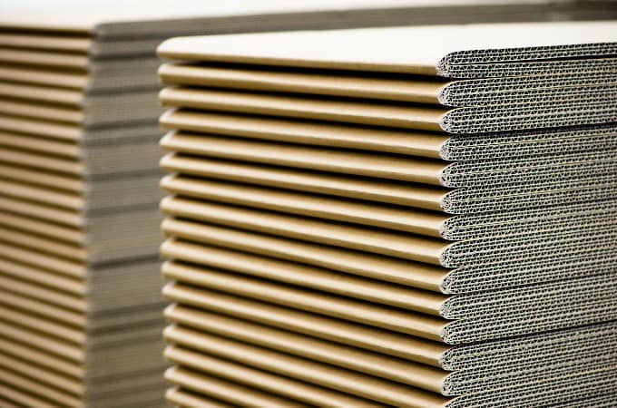 large cardboard packaging box material