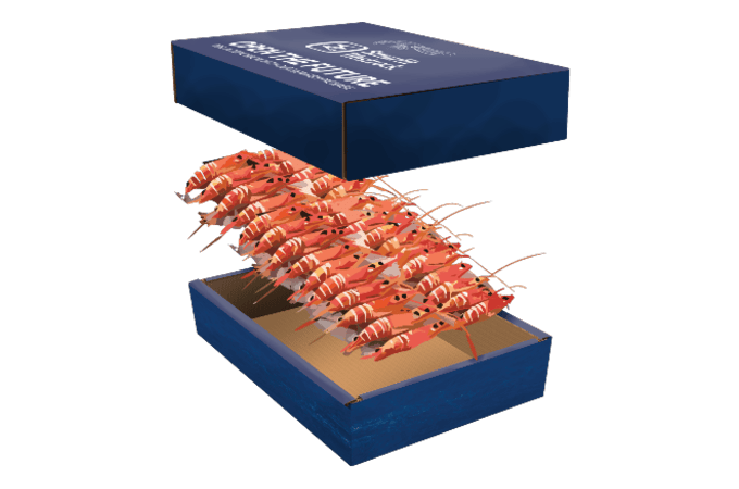 Seafood shellfish packaging