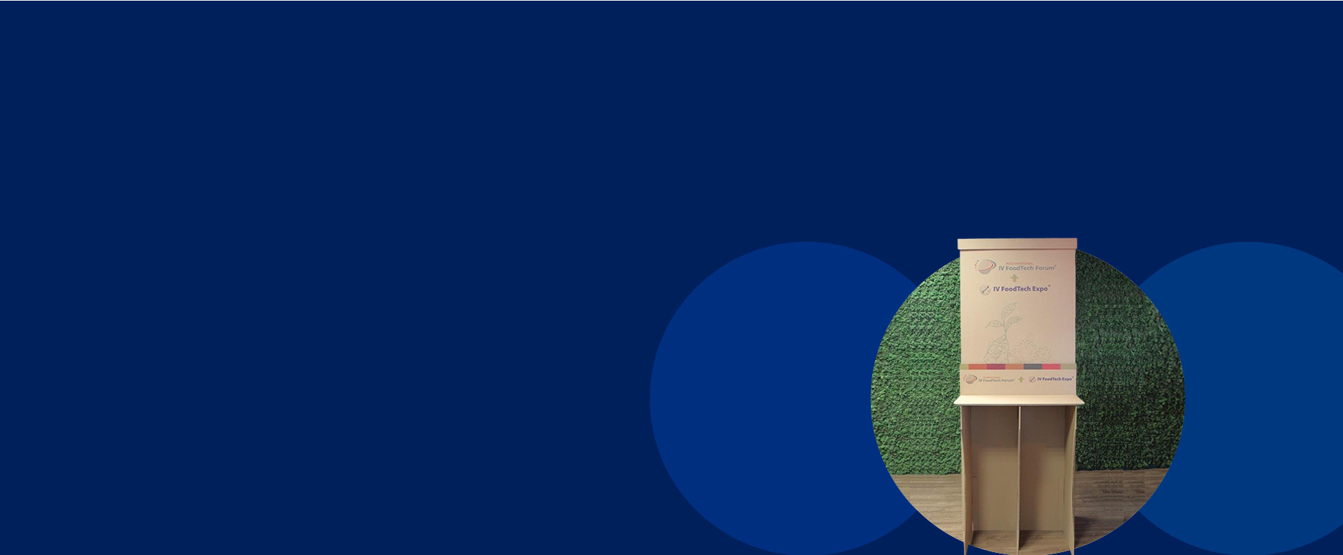 corrugated event stand