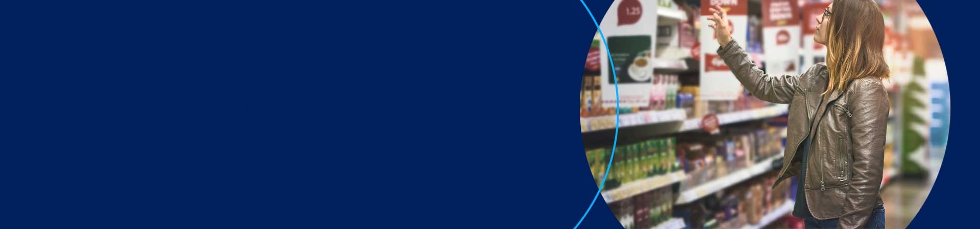 woman in supermarket