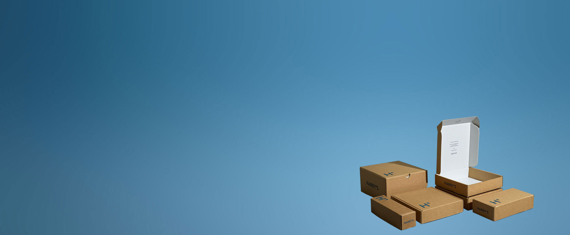 Harry's ecommerce packaging